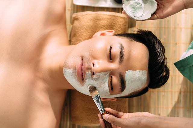 Destress together with your bros at a spa