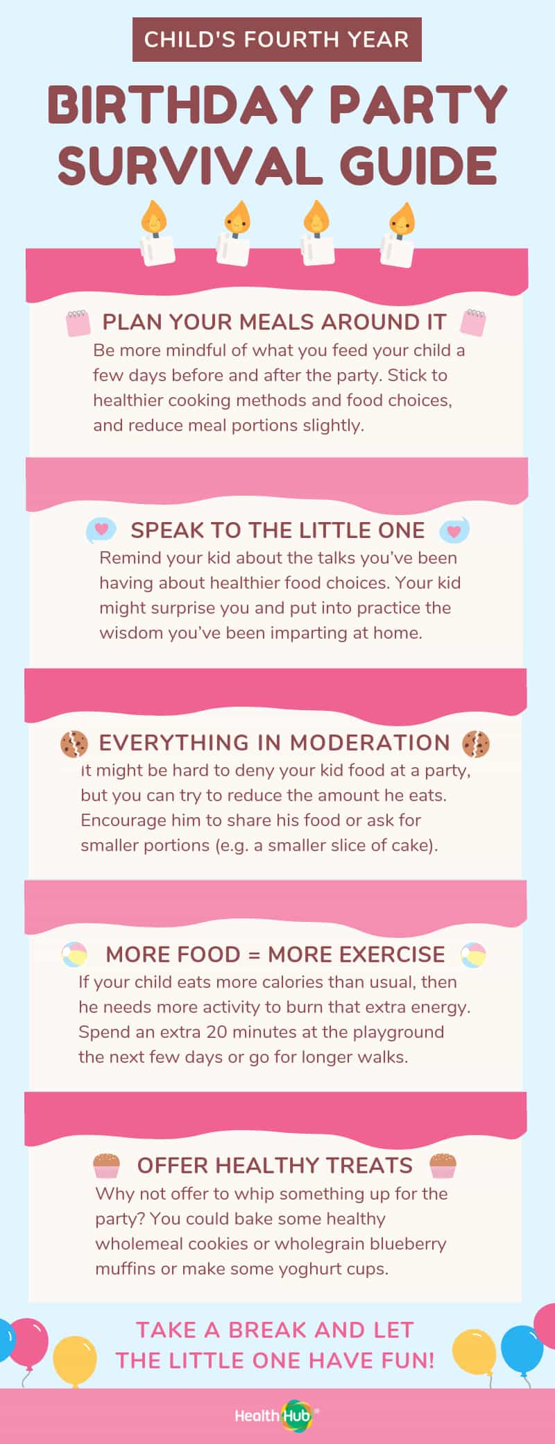 What to do for a 4-year-old birthday party to help your kid survive the extra calories